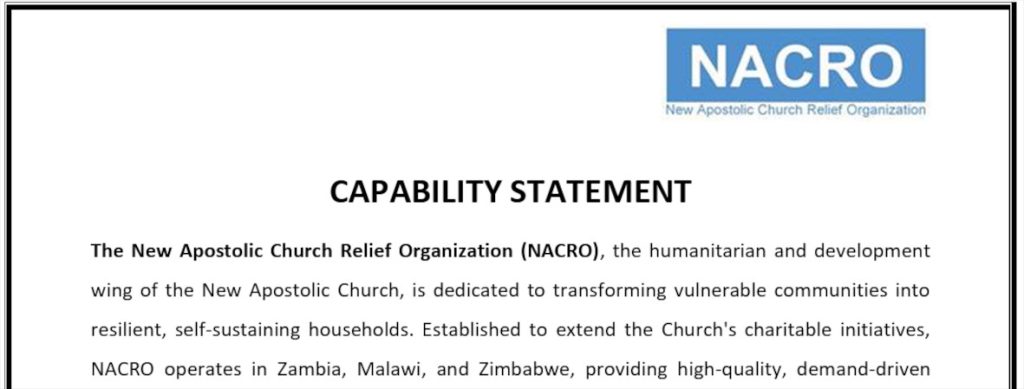 capability statement